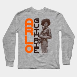 Arlo Guthrie on the Sax Long Sleeve T-Shirt